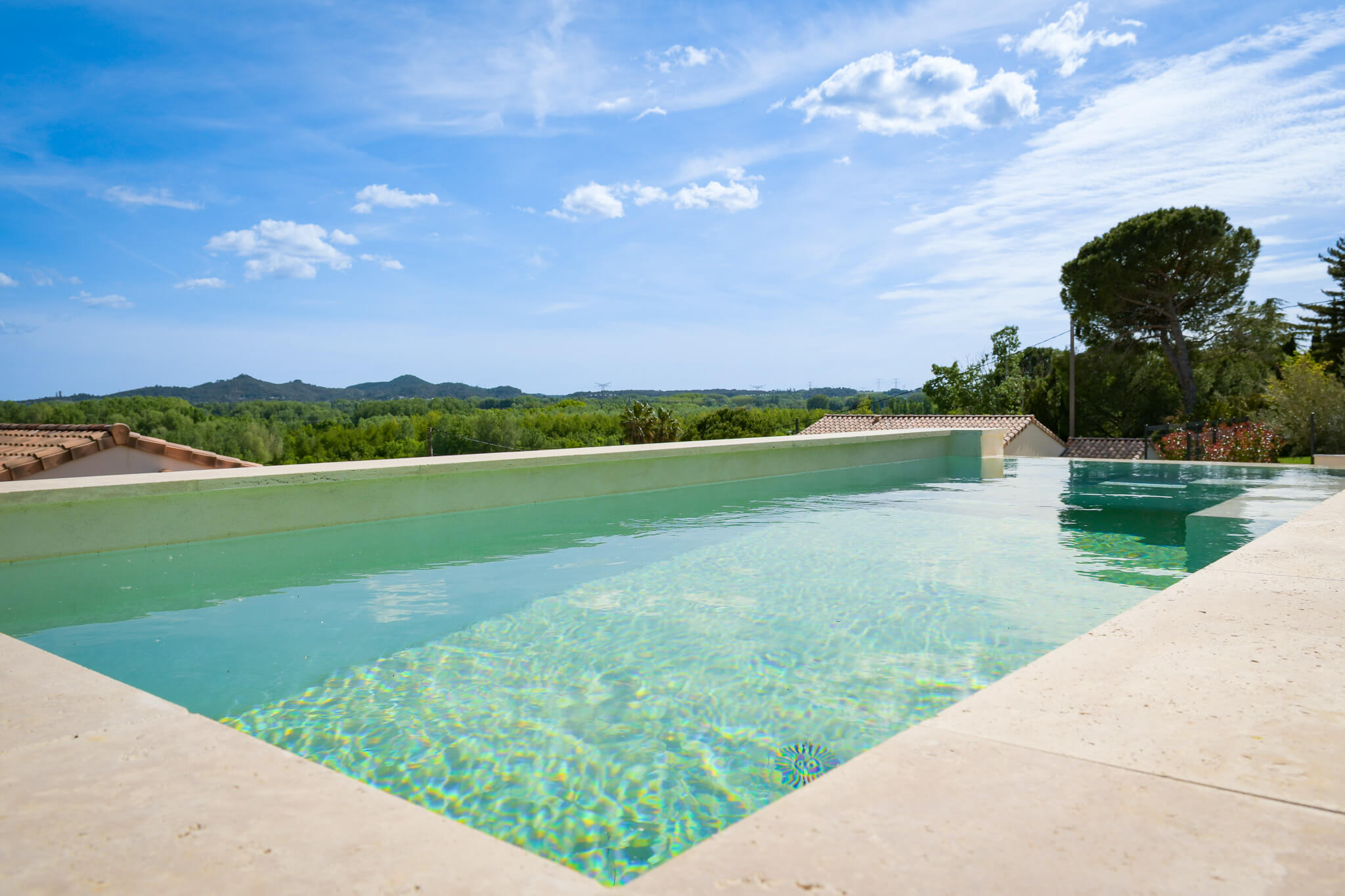 Coucher de soleil sur le chateau